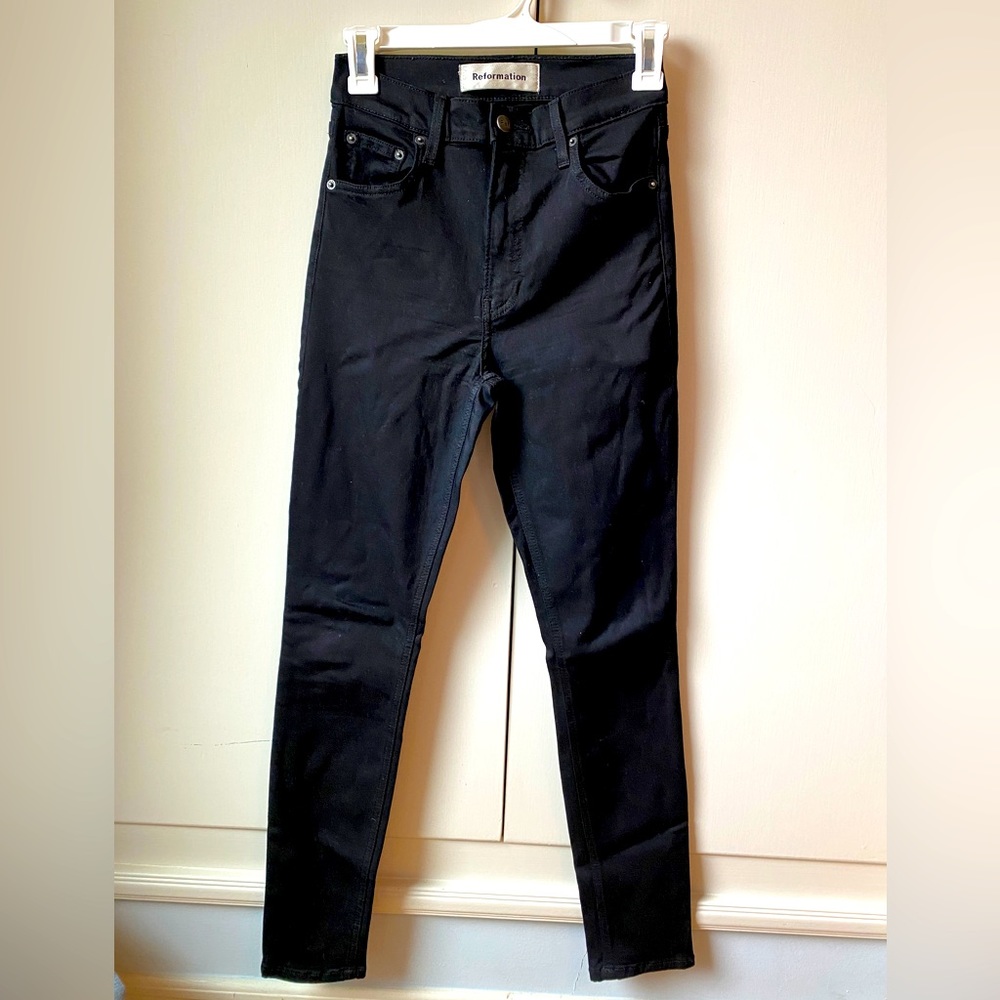 Reformation Black Skinny Jeans